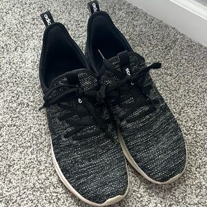 women’s adidas sneakers, black, size 9
